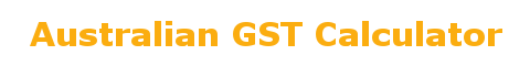 Australian GST Calculator